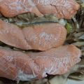 あゆたっくん's cooksnap of when they made レンジで蒸し物♪鮭の簡単ポン酢蒸し.