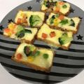 mumuko1030's cooksnap of when they made ☆大人も美味しい幼児食・厚揚げピザ☆.