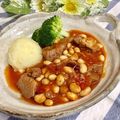 みるはな's cooksnap of when they made クリスマスに！豚かたまり肉と豆のトマト煮.