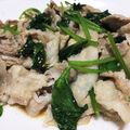クッキングりな's cooksnap of when they made 超簡単！レンジで豚とほうれん草ポン酢がけ.