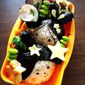 mmci's cooksnap of when they made 簡単！可愛い♪キャラ弁当☆七夕たなばた～.