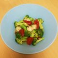 ピーナッツ子♪'s cooksnap of when they made ブロッコリーと貝柱の粒マスタードマリネ.