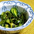 taruママ's cooksnap of when they made きゅうりと若布の和え物.