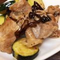 卵せんべい's cooksnap of when they made ズッキーニと豚肉の塩昆布炒め.