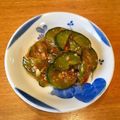 ぱふぃん．'s cooksnap of when they made 丸美屋麻婆豆腐の素で♡麻婆きゅうり春雨.