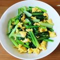 MAMI☆R's cooksnap of when they made 簡単！小松菜 玉子炒め.