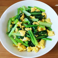 MAMI☆R's cooksnap of when they made 簡単！小松菜 玉子炒め.