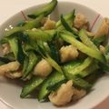 ゆいまーるん's cooksnap of when they made さっぱりな鶏皮きゅうり【作り置きにも】.