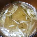 ﾋﾟﾛﾐ♡'s cooksnap of when they made アカモクとみょうがの味噌汁.