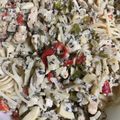 ココキキララ's cooksnap of when they made 作りおきガパオ炒めのクリームパスタ.