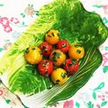 なつき☆ミ's cooksnap of when they made 塩酒粕入万能ネギ油で旨♪トマトサラダ.