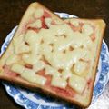 こげ岡's cooksnap of when they made 意外に合う！イチゴジャムとチーズトースト.