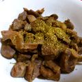 imajiro's cooksnap of when they made おつまみ最高！！砂肝の山椒炒め.