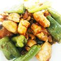 ☆マカロンmama☆'s cooksnap of when they made 簡単★鶏もも肉とししとうの照り焼き.