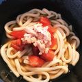 なーなちゃん's cooksnap of when they made スパイシー冷しゃぶトマト❤カレーうどん.