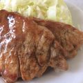 kentanking's cooksnap of when they made 味噌漬け トンテキ.