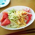ぽよぽよちぃ's cooksnap of when they made ごま油香る！冷やし中華風おそうめん★.