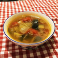 hitomi41's cooksnap of when they made なすとトマトのさっぱりスープ♪.