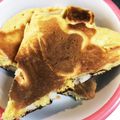 ミミちゅう's cooksnap of when they made ちくわで☆アメリカンドッグ風ホットケーキ.