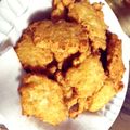 ciris's cooksnap of when they made 豆腐でヘルシーチキンナゲット.