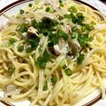 クピ0424's cooksnap of when they made 麺つゆでツナの和風クリームパスタ.