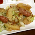 ＊＊天然水＊＊'s cooksnap of when they made ほくほく♪新じゃがと春野菜のチーズ炒め.