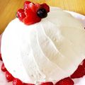 みぃちゃちゃん's cooksnap of when they made ドームケーキ　ストロベリーホワイト.