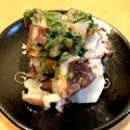 ぶぅうたん's cooksnap of when they made たこと大葉の梅肉和え.