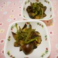 pitachan1's cooksnap of when they made レンジ茄子のカシューナッツ和え.