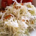 あまいこびと's cooksnap of when they made キャベツとしらすの和え物.