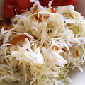 あまいこびと's cooksnap of when they made キャベツとしらすの和え物.