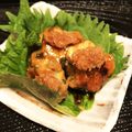 eimus's cooksnap of when they made 『大葉入り♡鶏つくねの梅のせ』お弁当にも.
