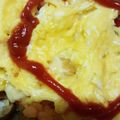 ふっつーの主婦♬'s cooksnap of when they made オムライス　炊飯器でケチャップライス.