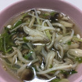 ゆきポンポン's cooksnap of when they made mきのこと豆苗の中華スープ.
