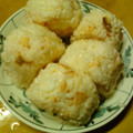 jun120121's cooksnap of when they made 我が家の鮭マヨおにぎり.