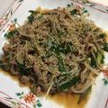 あーちゃんmama♪'s cooksnap of when they made 豚肉とニラもやしのプルコギ風炒め.