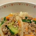 イエローバード's cooksnap of when they made 豚肉とズッキーニの和風丼♪.