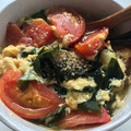 sumire's cooksnap of when they made ごま油香る☆トマトと卵の中華スープ.