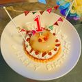 azuazurin's cooksnap of when they made テリーヌ仕立ての猫用バースデーケーキ♪.