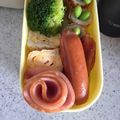 honokaokan's cooksnap of when they made 簡単♪お弁当にハムのお花.