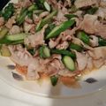 Mtut's cooksnap of when they made 豚肉とアスパラのガーリックオイマヨ炒め.