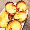 mykym's cooksnap of when they made トースターと餃子の皮でエッグタルト！.