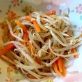 netmayucol's cooksnap of when they made もやしと人参のナムル.