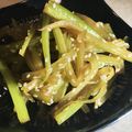 グリーンルバーブ's cooksnap of when they made セロリのキンピラ.