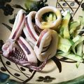 おかすんよ's cooksnap of when they made イカとワカメの辛子酢味噌和え.