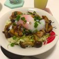 ribaaaaa's cooksnap of when they made 焼き鳥風キャベツたっぷり温玉ベジ丼.