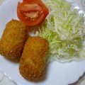 おポチ's cooksnap of when they made エビの豆乳入りコロッケ.