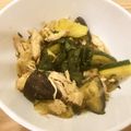 はるとニモdaddy's cooksnap of when they made 鶏むね肉と茄子の梅おろしポン酢煮.