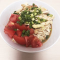 lts721's cooksnap of when they made 蒸し鶏とトマトの胡麻だれそうめん.