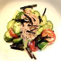 クックN40D7B☆'s cooksnap of when they made きゅうりとプチトマトのナムル.